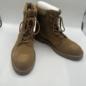 Saint Morta Men's Legion Suede Leather &Nylon Boot,Lug Sole,Camel,SZ:10M,NEW*